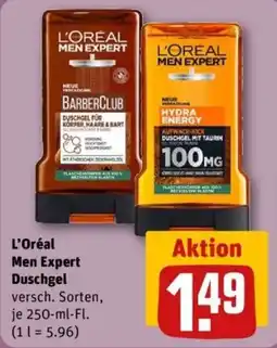 REWE L'Oréal Men Expert Duschgel Angebot