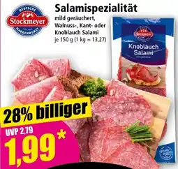 Norma Stockmeyer Knoblauch Salami Angebot