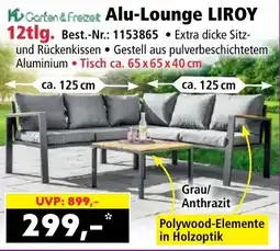 Norma Garten & Freizeit Alu-Lounge LIROY 12tlg. Angebot