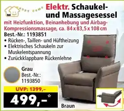 Norma Elektr. Schaukel- und Massagesessel Angebot