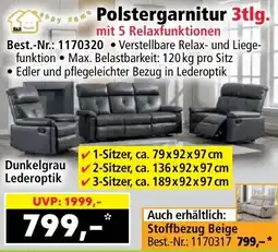 Norma Polstergarnitur 3tlg. Angebot