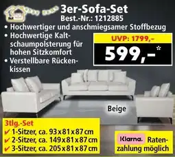 Norma 3er-Sofa-Set Angebot
