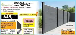 Norma WPC-Sichtschutzzaun CORTEZA Angebot