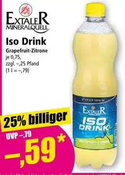 Norma Extaler Iso Drink Grapefruit-Zitrone Angebot