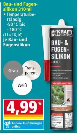 Norma KRAFT Bau- und Fugensilikon Angebot