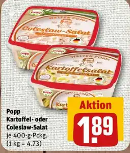 nahkauf Popp Kartoffel- oder Coleslaw-Salat Angebot