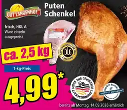 Norma GUT LANGENHOF Puten Schenkel Angebot