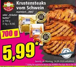 Norma Gut Bartenhof Krustensteaks vom Schwein Angebot
