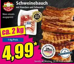Norma Schweinebauch mit Knochen und Schwarte Angebot