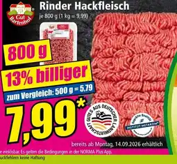 Norma Rinder Hackfleisch Angebot