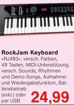 Wiglo Wunderland RockJam Keyboard Angebot