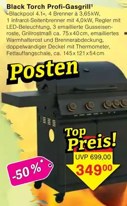 Wiglo Wunderland Black Torch Profi-Gasgrill Angebot
