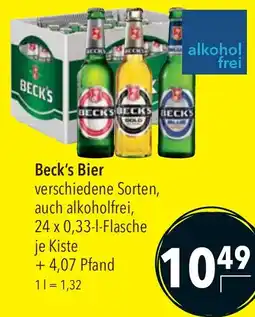 CITTI Markt Beck's Bier Angebot