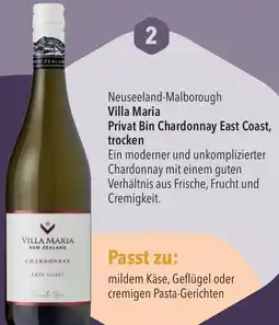 CITTI Markt Villa Maria Privat Bin Chardonnay East Coast, trocken Angebot