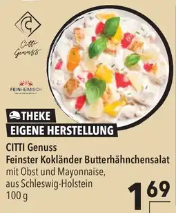CITTI Markt CITTI Genuss Feinster Kokländer Butterhähnchensalat Angebot