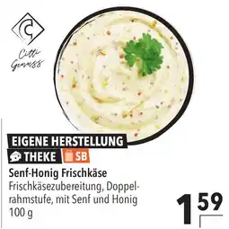 CITTI Markt Citti Genuss Senf-Honig Frischkäse Angebot