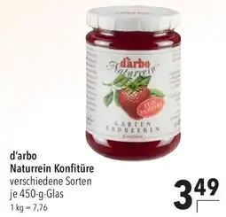 CITTI Markt d'arbo Naturrein Konfitüre Angebot