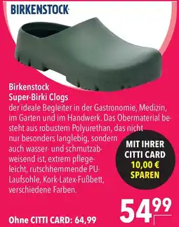 CITTI Markt Birkenstock Super-Birki Clogs Angebot