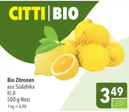 CITTI Markt CITTI | BIO Bio Zitronen Angebot