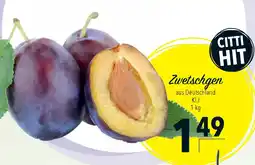 CITTI Markt Zwetschgen Angebot