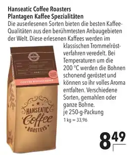 CITTI Markt Hanseatic Coffee Roasters Plantagen Kaffee Spezialitäten Angebot