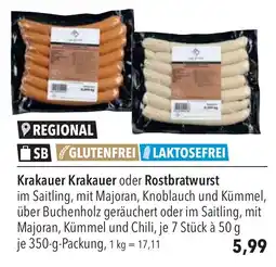 CITTI Markt Krakauer Krakauer oder Rostbratwurst Angebot