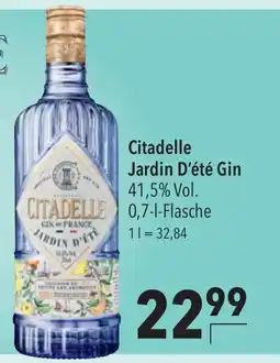 CITTI Markt Citadelle Jardin D'été Gin Angebot