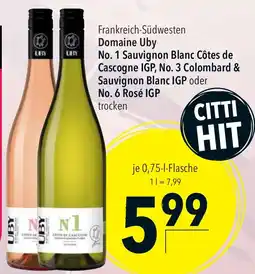 CITTI Markt Domaine Uby Sauvignon Blanc Angebot