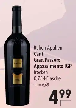 CITTI Markt Canti Gran Passero Appassimento IGP Angebot