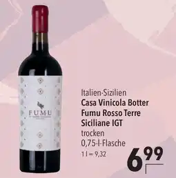 CITTI Markt Casa Vinicola Botter Fumu Rosso Terre Siciliane IGT Angebot