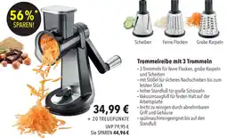 CITTI Markt Gefu Trommelreibe mit 3 Trommeln Angebot
