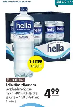 CITTI Markt hella Mineralbrunnen Angebot