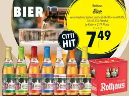 CITTI Markt Rothaus Bier Angebot