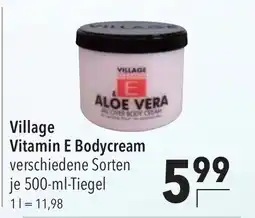 CITTI Markt Village Vitamin E Bodycream Angebot