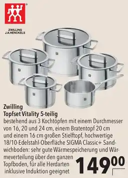 CITTI Markt Zwilling Topfset Vitality 5-teilig Angebot