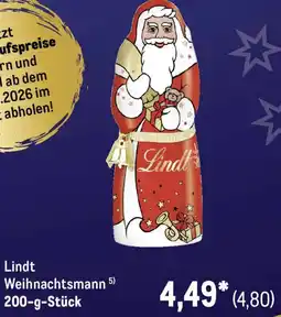 METRO Lindt Weihnachtsmann Angebot