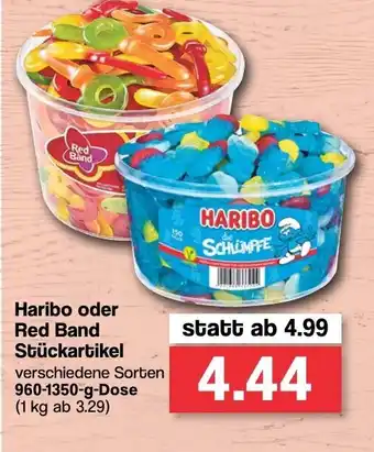 Famila Nord West Haribo oder Red Band Stückartikel 960-1350g Angebot