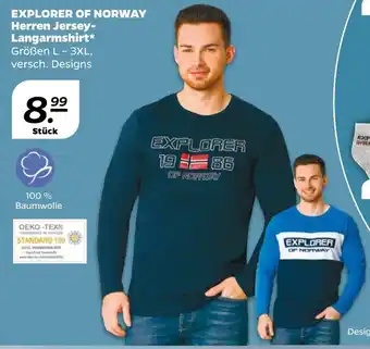 NETTO Explorer of Norway Herren Jersey Langarmshirt Angebot