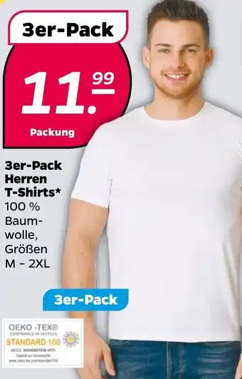 NETTO 3er Pack Herren T-Shirts Angebot