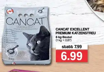 Famila Nord West Cancat Excellent Premium Katzenstreu 8kg Beutel Angebot