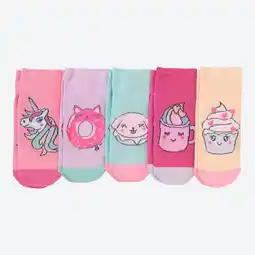 NKD Kinder-Sneaker-Socken mit Fantasy-Motiven, 5er-Pack Angebot