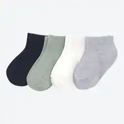 NKD Baby-Jungen-Sneaker-Socken mit Ripp-Struktur, 4er-Pack Angebot