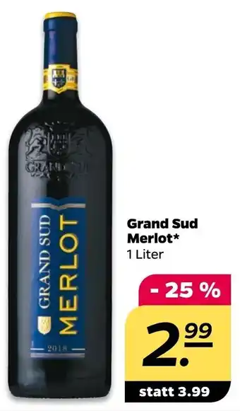 NETTO Grand Sud Merlot 1L Angebot