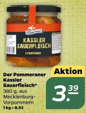 NETTO Der Pommeraner Kassler Sauerfleisch 380g Angebot