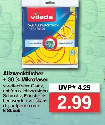 Famila Nord West Allzwecketücher + 30% Mikrofaser Angebot