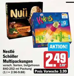 AEZ Nestlé Schöller Multipackungen Angebot