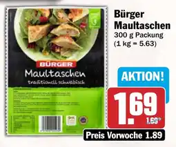AEZ Bürger Maultaschen Angebot