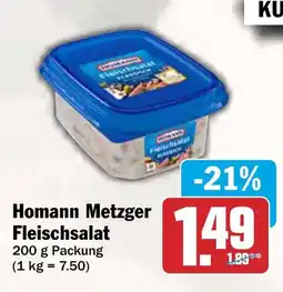 AEZ Homann Metzger Fleischsalat Angebot