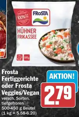 AEZ Frosta Fertiggerichte oder Frosta Veggies/Vegan Angebot