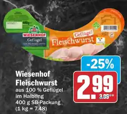 AEZ Wiesenhof Fleischwurst Angebot